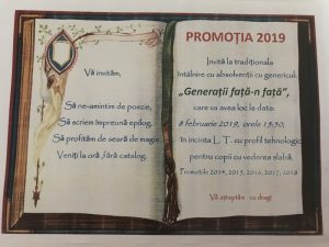 Întîlnire cu absolvenții cu genericul: „Generații față-n față”
