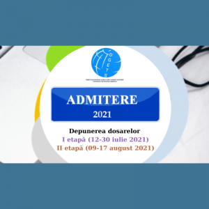 Concursului de admitere în învățământul liceal pentru anul de studii 2021-2022