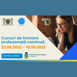 Cursurilor de formare profesională continuă pentru anul 2022