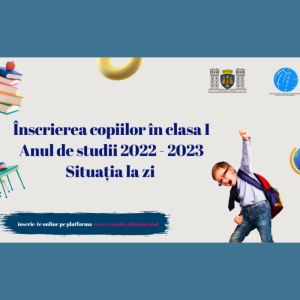 Înscrierea copiilor în clasa I