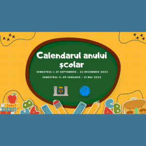 Structura anului școlar 2022/2023