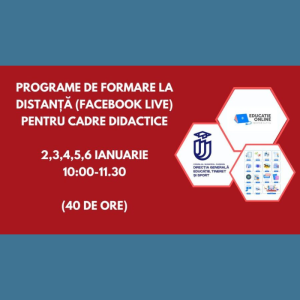 Programe de formare la distanță